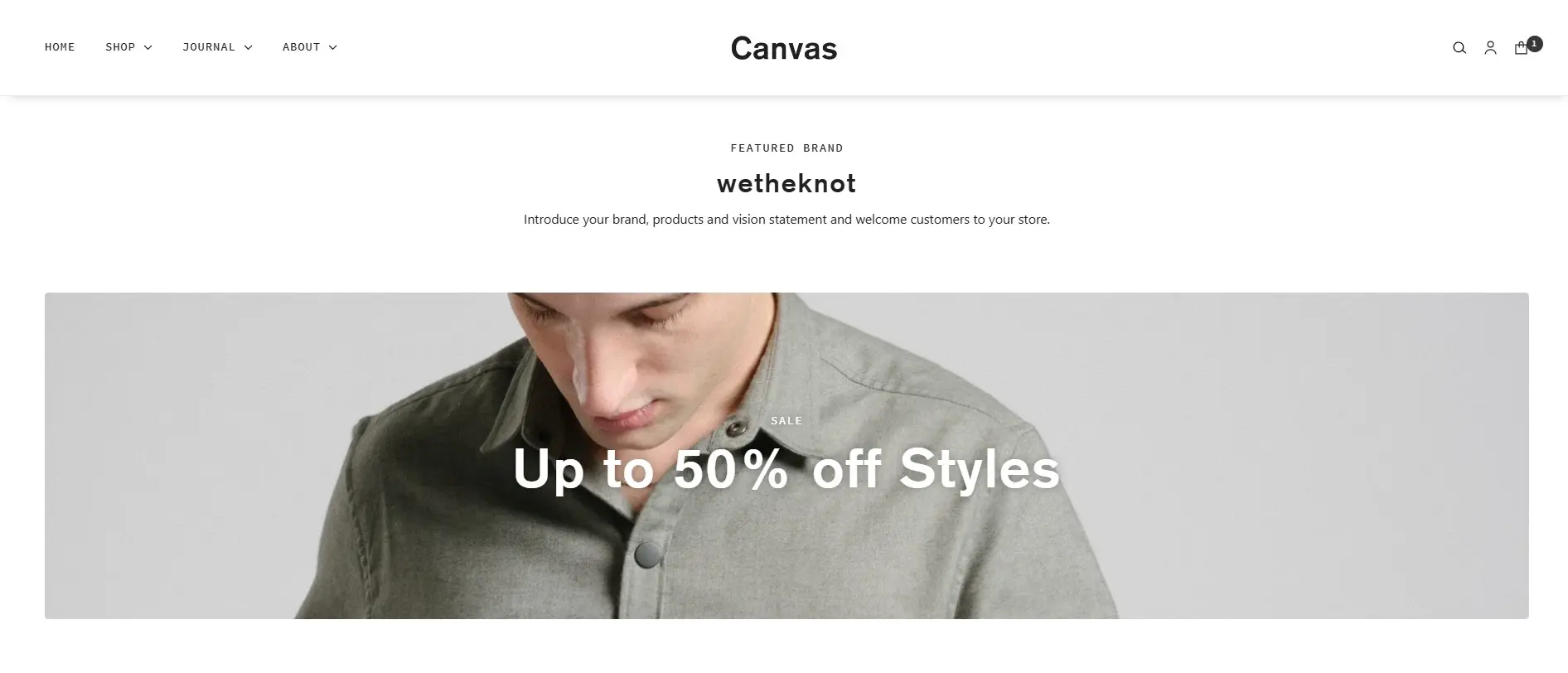 Presets of Emerge Shopify Theme 4